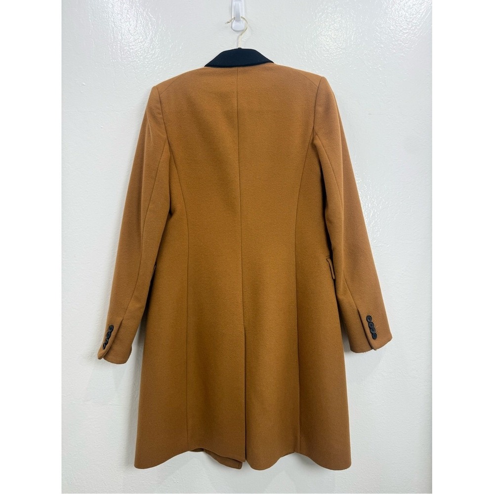 Veronica Beard Chesterfield Dickey Camel Wool Cashmere Long Coat Size 2 - Picture 5 of 10